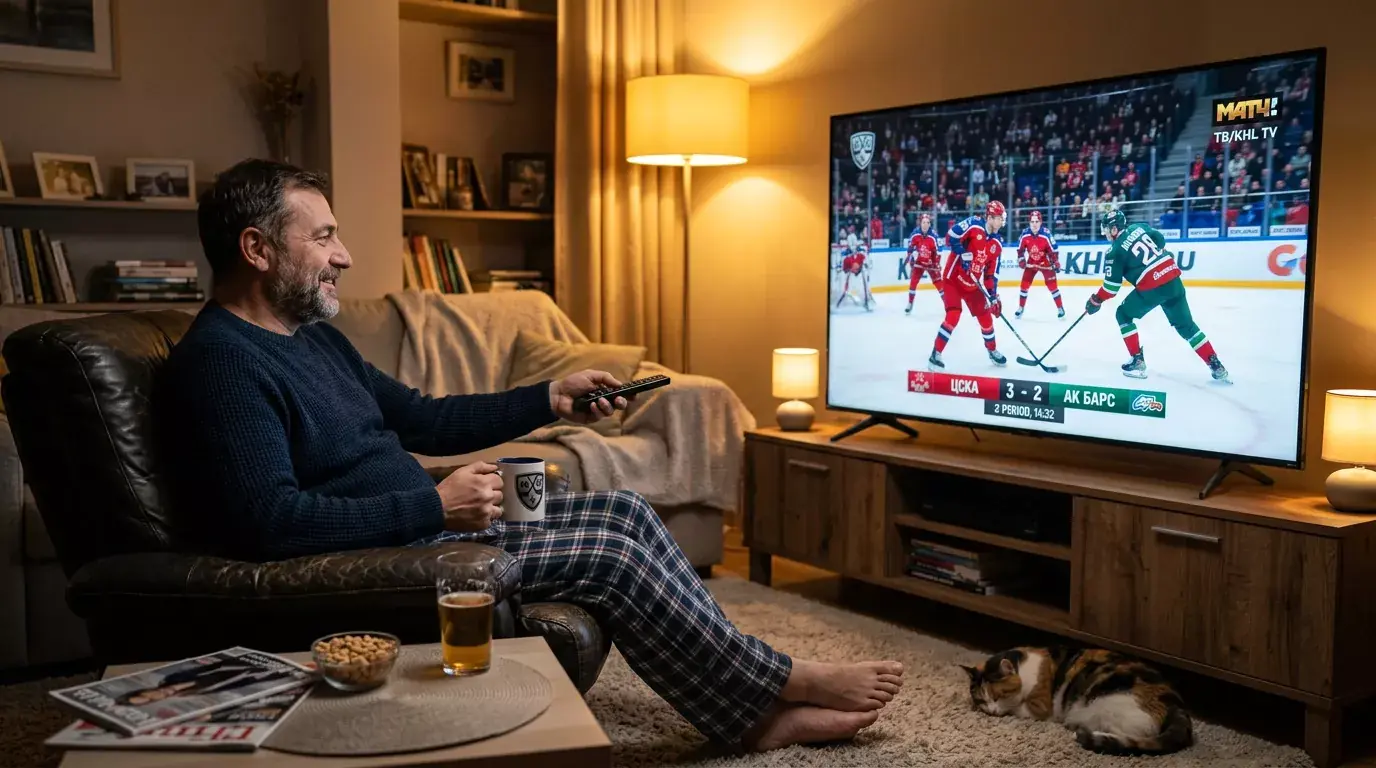 Вечерен KHL мач в удобно за европейския залагащ време